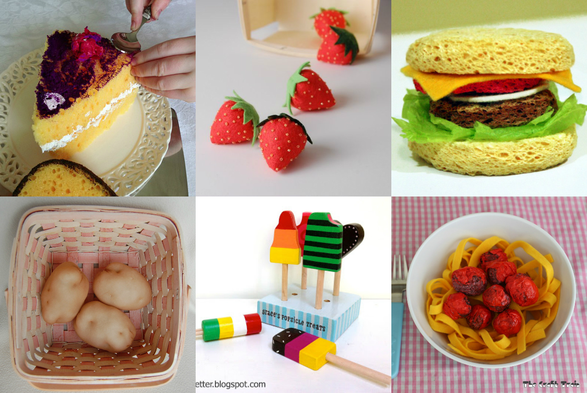 10 Diy Pretend Play Foods Thought