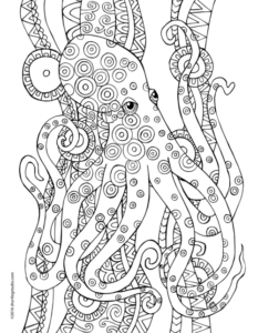 5 Underwater Coloring Pages - diy Thought
